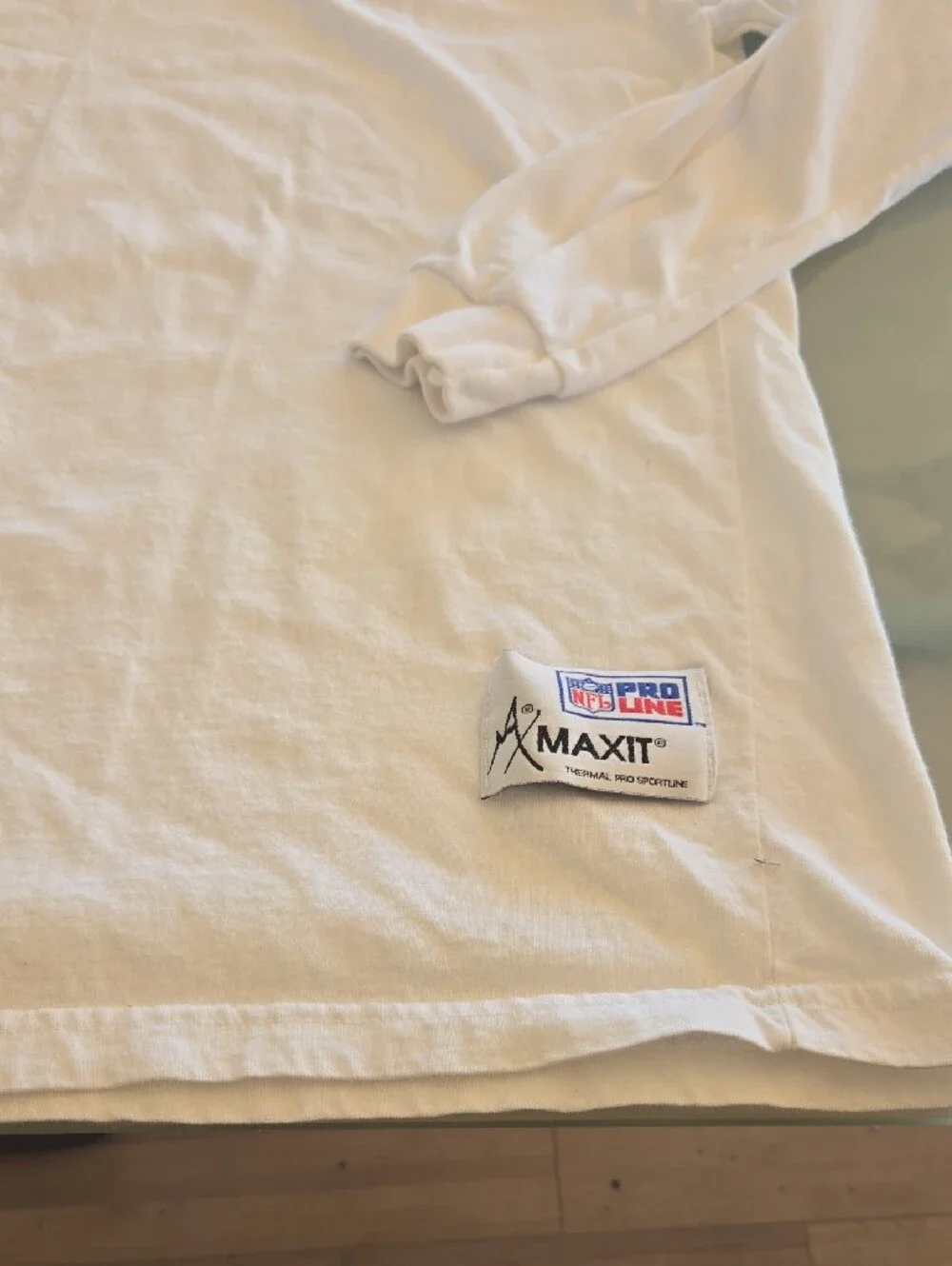 NFL Broncos White Long-Sleeve Tee by MaxIT